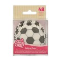 Бумажные кексы - "Football", (48 шт.), FunCake