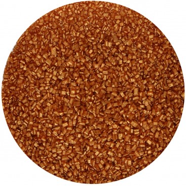 Spalvotas cukrus - bronzinė (Bronze gold), 80 g, FunCakes