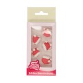 Edible decorations - Santa's hat, FunCakes (12 pcs.)