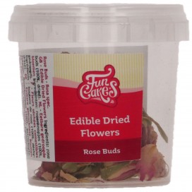 Edible Dried Flowers Rose Buds, Funcakes, 9 g