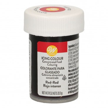 Wilton koncentruota maistinė pasta- ryškiai raudonos spalvos (red -red) 28 g.
