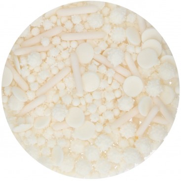 Pabarstukų mišinys "White Medley", 65 g, FunCakes