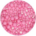 Pabarstukai - minkšti perlai rožiniai (10mm), 70 g, FunCakes