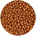 FunCakes Soft Pearls - Gold Medium, 60 g.