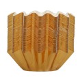 FunCakes Bloom baiking cups- Metallic Gold, 48 vnt.