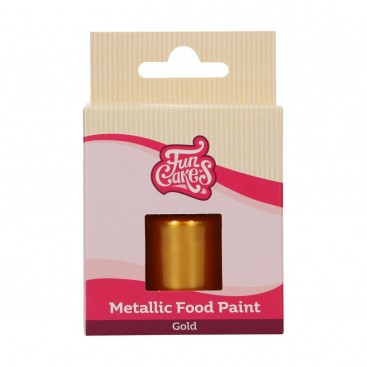 FunCakesMetallic Food Paint Gold, 30 ml