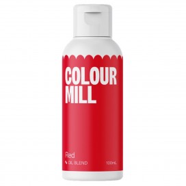 Dažai šokoladui – raudona (Red), 100 ml, Colour Mill