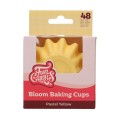 FunCakes Bloom baiking cups - Pastel Yellow, 48 vnt.