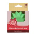 FunCakes Bloom baiking cups - Pastel Green, 48 vnt.