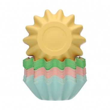 FunCakes Bloom baiking cups - Pastel Rainbow, 48 vnt.