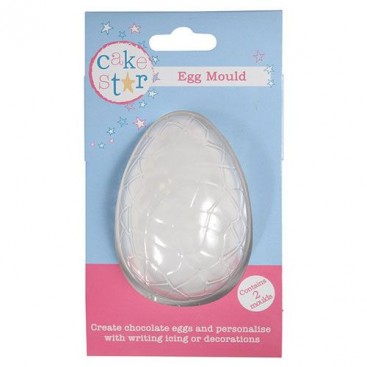 Chocolate Mould “Cracked Half Egg” Small, Cake Star (Set of 2)