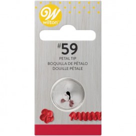 Wilton Decorating Tip Nr.59 Carnation Petal Carded