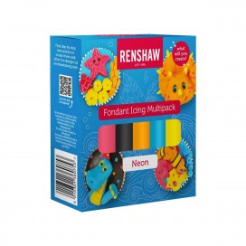 Fondant Multipack Neon Colours 500 g – Renshaw