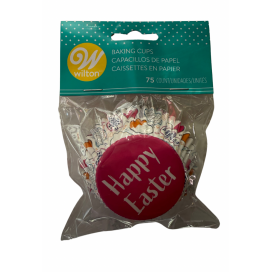Wilton Cupcake Liners “Happy Easter” 75 pcs