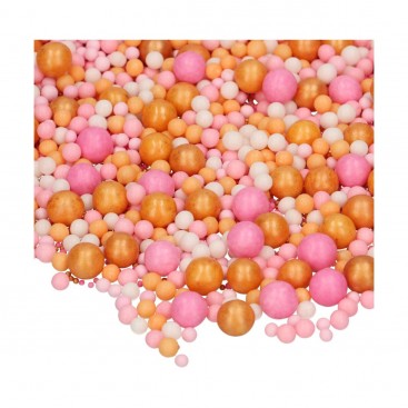 FunCakes Soft Pearls Mix Summer Sunset, 80 g