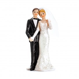 Decoration (topper) "Newlyweds", (11cm) PartyDeco