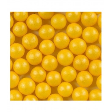 Жёлтые сахарные шарики (7 мм), 60 г , On Cake