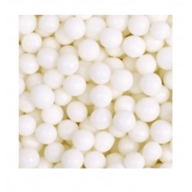 Sprinkles – Soft White Pearls, 60 g, On Cake