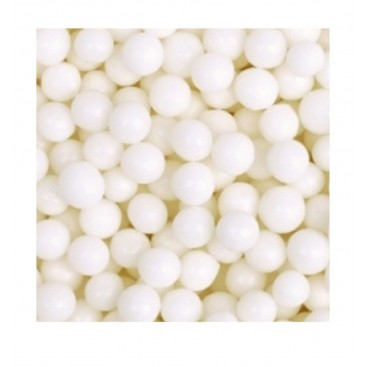 Sprinkles – Soft White Pearls, 60 g, On Cake