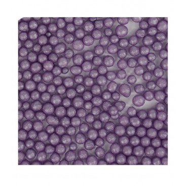 Pabarstukai -  mini perlai violetiniai (~4mm), 60 g, On Cake