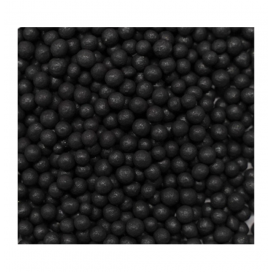 Pabarstukai -  mini perlai juodi (~4mm), 60 g, On Cake