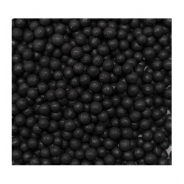 Pabarstukai -  mini perlai juodi (~4mm), 60 g, On Cake