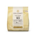 Baltasis šokoladas "W2  28%", 400 g, Callebaut