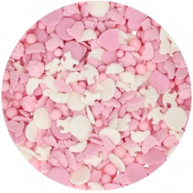 Pabarstukų mišinys "Baby Pink Medley", 180 g, FunCakes