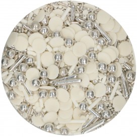 Pabarstukų mišinys "Silver Chic Medley", 180 g, FunCakes