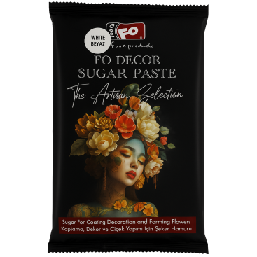 Cake coating paste (Fondant) - White, 1 kg, Fodekor