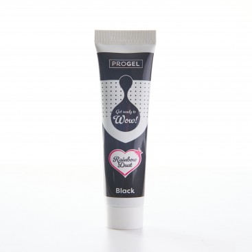 Dažai geliniai - juoda (Black), 25 g, Rainbow Dust