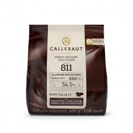 Juodasis šokoladas "№811  54.5%", 400 g, Callebaut