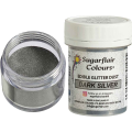 Valgomas blizgesys Tamsi Sidabrinė, 10 g Sugarflair
