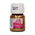 Metalinė maistinė dažai „Tamsi auksinė“, 30 ml FunCakes