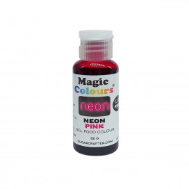 Dažai geliniai –ružava (Neon Pink), 32 g, Magic colours