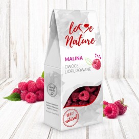 Liofilizuotos avietės, 20 g – Love Nature