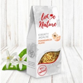 Valgomos gėlės – Apelsinų žiedlapiai, 20 g Love Nature