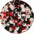 Pabarstukų mišinys 3D kraujo raudoni su šikšnosparniais "Bloody and Bat" 70 g, FunCakes