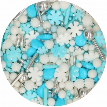 FunCakes 3D Sprinkle Medley Frosty Winters 70 g – Winter Sprinkles