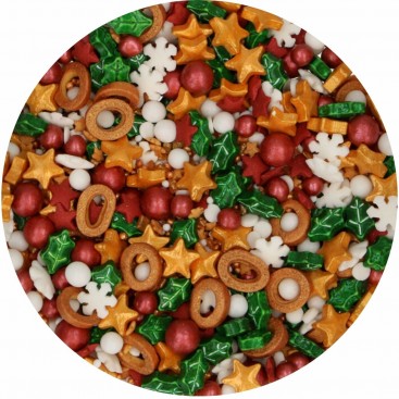 FunCakes 3D Sprinkle Medley Frosty Winters 70 g – Winter Sprinkles