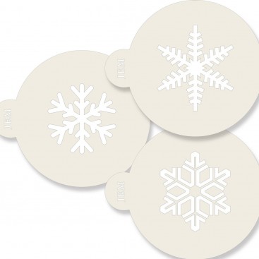 Трафареты - Снежинки «Snowflakes», 3 шт., JEM