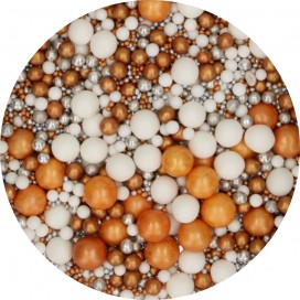 Pabarstukai minkšti perliukai „Soft Pearls Mix Glamour Vibes“, 80 g, FunCakes