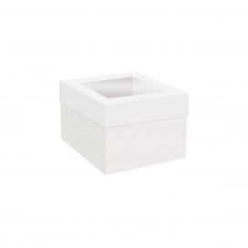 Simply Making Cake Box Window White 15 x 15 x 15 cm