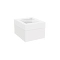 Aukšta torto dėžutė su langeliu, balta, 15 × 15 × 15 cm, Simply Making
