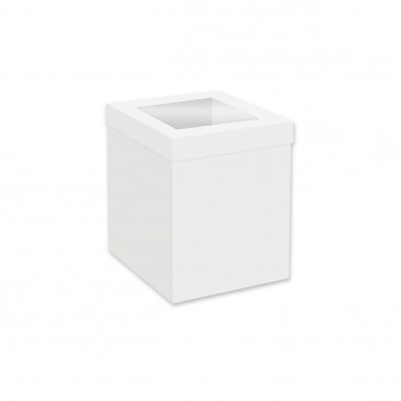 Simply Making Tall Cake Box Window White 20 x 20 x 25 cm