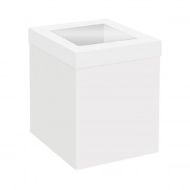 Simply Making Tall Cake Box Window White 35 x 35 x 30 cm