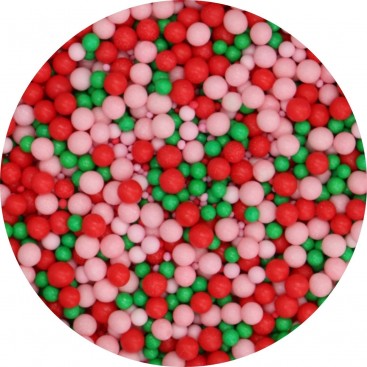 Sprinkles – soft pearls mix “Watermelon Party”, 80 g FunCakes
