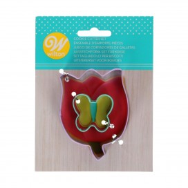 Cookie Cutter Set Flower & Butterfly, 2 pcs – Wilton