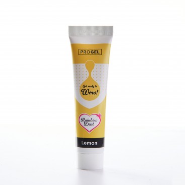 Maistiniai geliniai dažai Citrina (Lemon), 25 g – Rainbow Dust ProGel