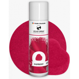 Purškiamas veliūras (velvetas) - Avietinė  (Raspberry), 250 ml, Food Colours